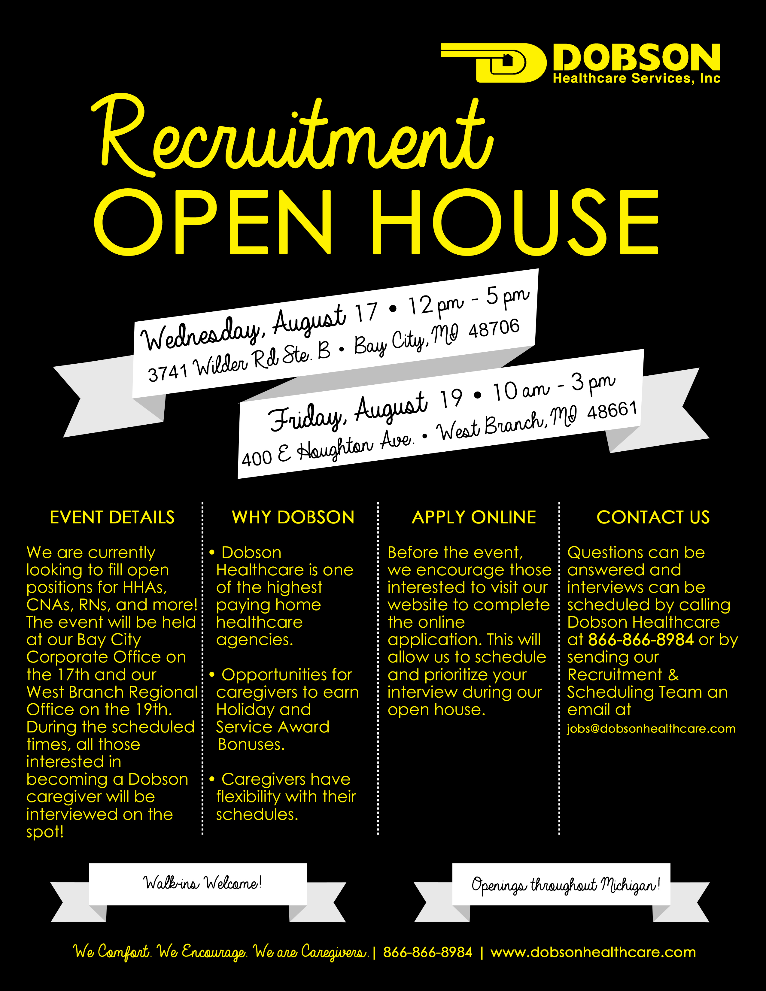 Dobson Recruitment Open House